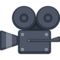 Movie Camera emoji on Facebook